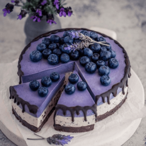 Blueberry Cheese-In-Cake